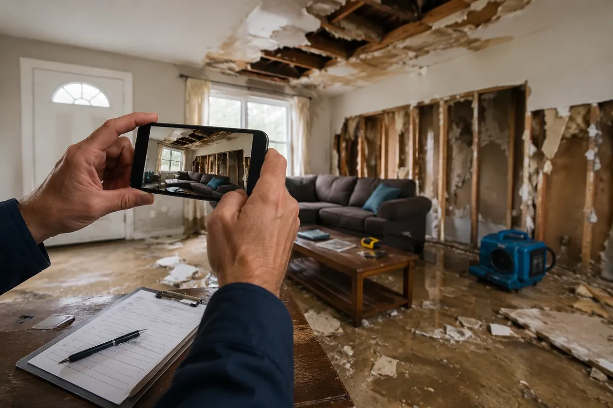 How to document damage for your claim