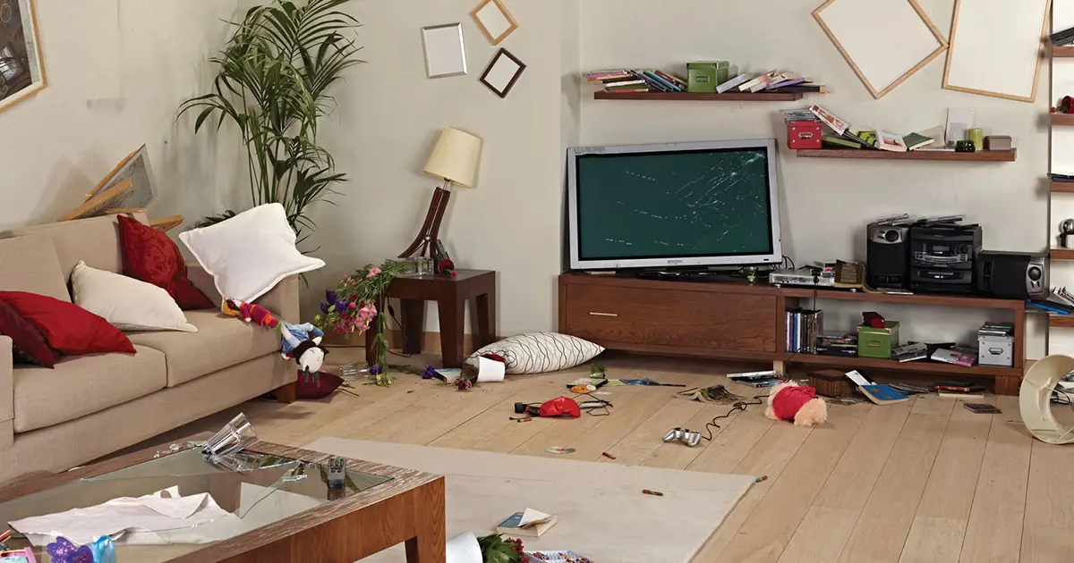 Interior Damage - Property Damage After a Hurricane