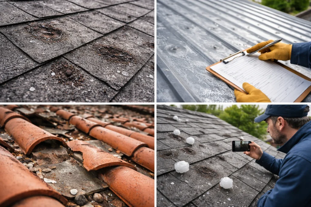 Hail Damage Roof Insurance Claim 2