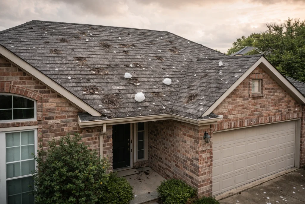 Hail Damage Roof Insurance Claim 3