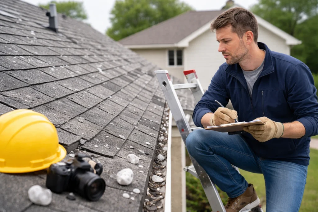 Document Hail Damage for an Insurance Claim 1