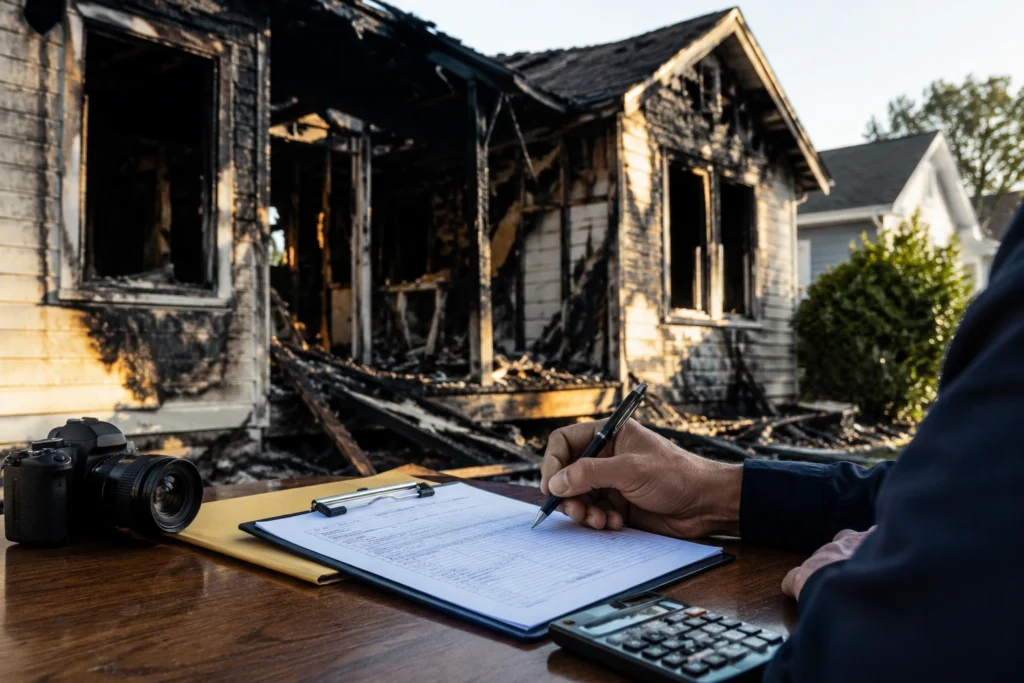 House Fire Insurance Claim Process 1