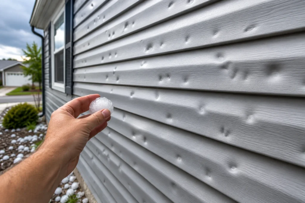 aluminum siding hail damage insurance 1