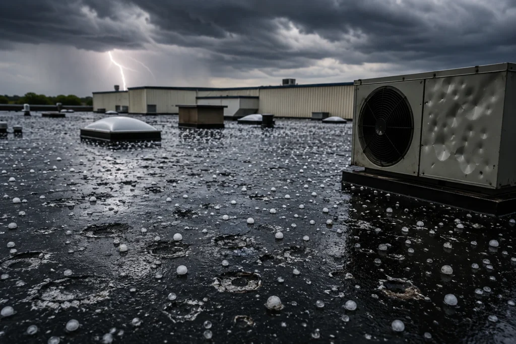 commercial hail damage insurance claim 2