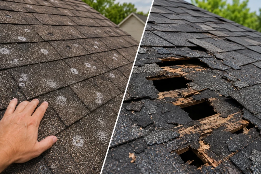 cosmetic vs functional hail damage 2