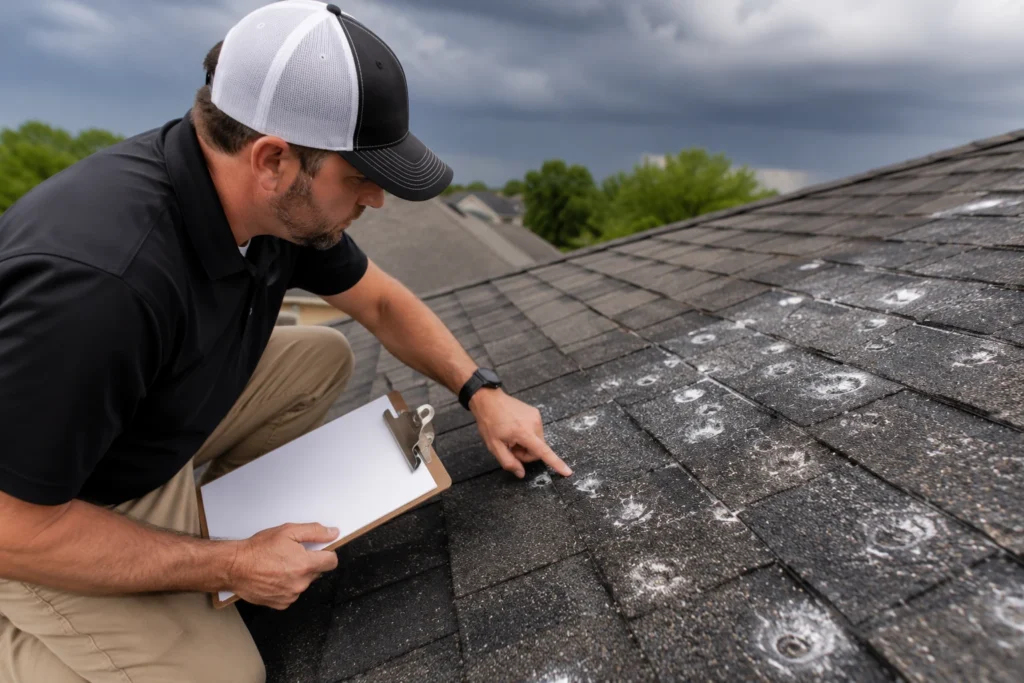 how insurance companies evaluate hail damage 3