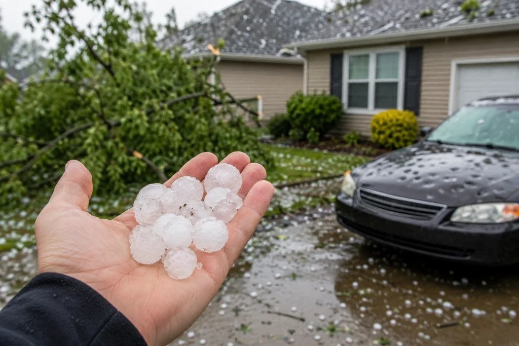 immediate steps after a hailstorm 2