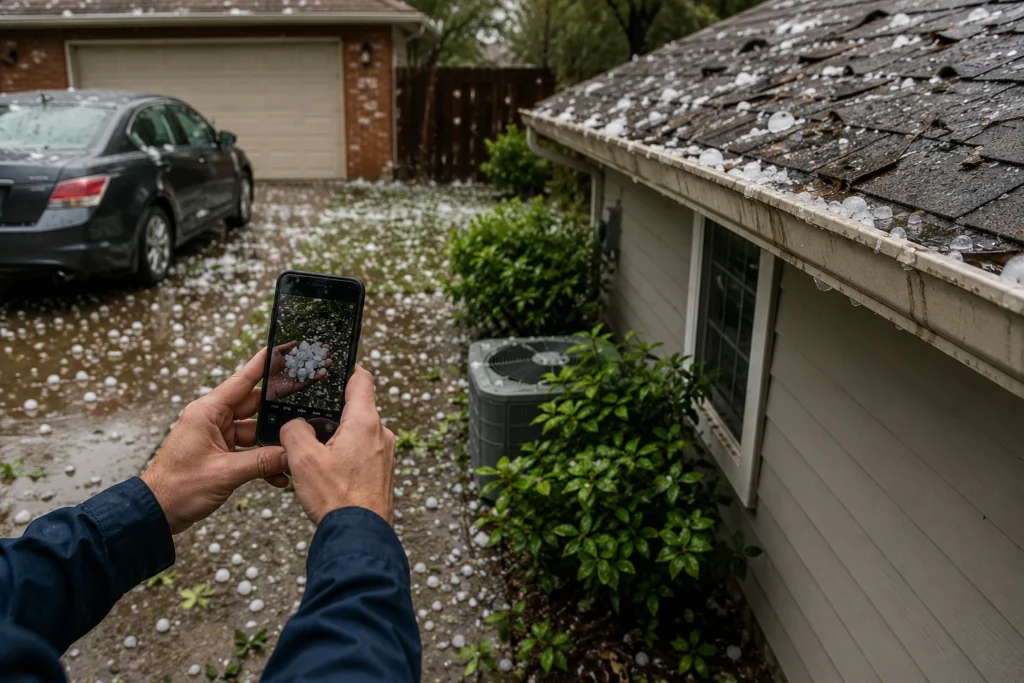 immediate steps after a hailstorm 3