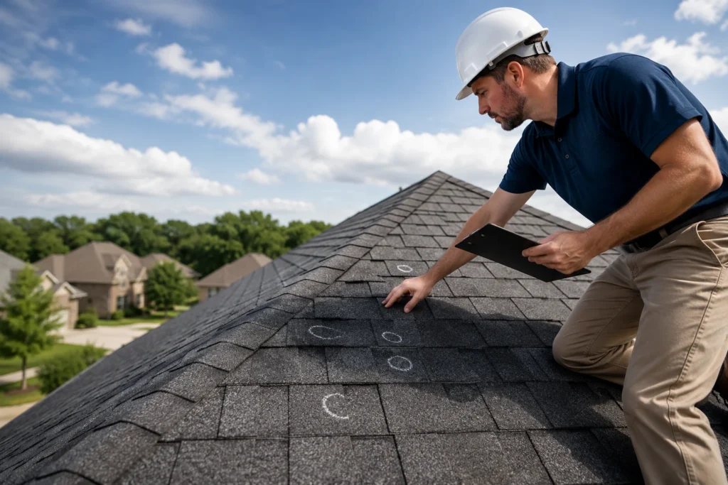 roof claim second inspection 2