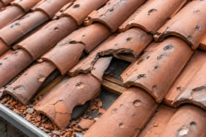 signs of hail damage on tile roofs 1