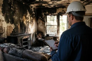 smoke damage insurance adjuster 1